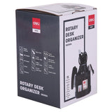 Deli High Quality HIPS Material 5 Compartments Rotary Base 14 Stuffs Stationery Accesorries Desk Organizer E38250A