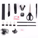 Deli High Quality HIPS Material 5 Compartments Rotary Base 14 Stuffs Stationery Accesorries Desk Organizer E38250A