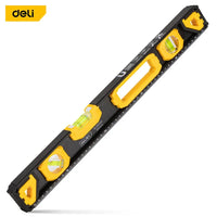 Deli High-precision Level 300/400/500mm Professional Level Inclinometer With Magnet Solid Aluminum Level Angle Measuring Tool