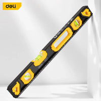 Deli High-precision Level 300/400/500mm Professional Level Inclinometer With Magnet Solid Aluminum Level Angle Measuring Tool