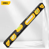 Deli High-precision Level 300/400/500mm Professional Level Inclinometer With Magnet Solid Aluminum Level Angle Measuring Tool