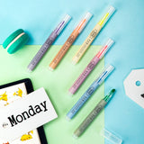 Deli Highlighter 6Pcs/Bag 6 Colors Cute Pen Mark Pen Chisel tip for DIY Paiting Office School Supplies Stationery