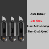 Deli Home Mini Auto-Retract Utility Knife Front Self-Locking Small Pocket Box Cutter couteau Art Supplies School Stationery нож