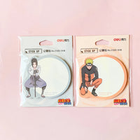 Deli Memo Pads 2pcs Kawaii Planner Stickers Naruto Sticky Memo Note Pad Anime Stationery Japanese School Supplies To Do List Kid