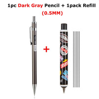 Deli Metal Mechanical Pencil for Drawing 0.5MM 0.7MM portaminas механический карандаш for School Student Art Stationery Supplies