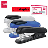 Deli Middle-sized Effortless Paper Stapling Machine 25 Sheet Match 24/6-26/6 School Office Supply Stationery Staples Stapler