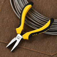 Deli Mini Needle Nose Pliers Precision Wire Cutter  Wire Stripping Plier  Hardware Hand Tool Industrial Maintenance Plier