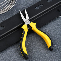 Deli Mini Needle Nose Pliers Precision Wire Cutter  Wire Stripping Plier  Hardware Hand Tool Industrial Maintenance Plier