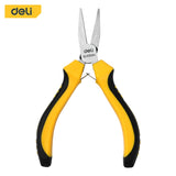 Deli Mini Needle Nose Pliers Precision Wire Cutter  Wire Stripping Plier  Hardware Hand Tool Industrial Maintenance Plier