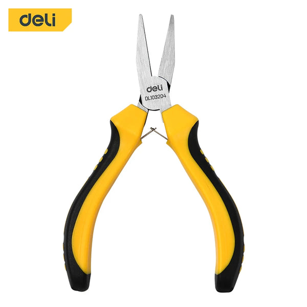 Deli Mini Needle Nose Pliers Precision Wire Cutter Wire Stripping