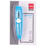 Deli Mini Utility Knife Pocket Sized Craft Wrapping Box Paper Envelope Cutter Craft Wrapping Box Paper Student Stationery