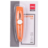 Deli Mini Utility Knife Pocket Sized Craft Wrapping Box Paper Envelope Cutter Craft Wrapping Box Paper Student Stationery