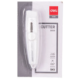 Deli Mini Utility Knife Pocket Sized Craft Wrapping Box Paper Envelope Cutter Craft Wrapping Box Paper Student Stationery