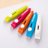Deli Mini Utility Knife Pocket Sized Craft Wrapping Box Paper Envelope Cutter Craft Wrapping Box Paper Student Stationery