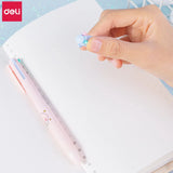 Deli Multicolored Ballpoint Pen 1pcs KAKAO FRIENDS 4 Colors In 1 Ball Point Pen Cute Korean Stationery Kids Gift 0.7mm Pen
