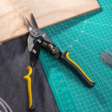 Deli Multifunctional Metal Sheet Cutting Scissor Aviation Snip Straight Cutter Scissor Industrial Professional Hand Tool