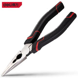 Deli Multifunctional Universal Wire Cutters Needle-Nose Pliers Diagonal-Nose Pliers Labor-Saving and Durable Electrician Tools