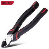 Deli Multifunctional Universal Wire Cutters Needle-Nose Pliers Diagonal-Nose Pliers Labor-Saving and Durable Electrician Tools