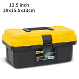 Deli Multiple Styles Household Multifunction Tool Box Double Layer Compartment Storage Organizer Toolbox for Hardware Tools Case