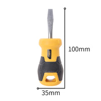 Deli Multipurpose Screwdriver Electrician PP Handle Screwdriver Repairing Opening Tool Slotted Type Screw Driver Hand Tools