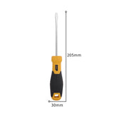 Deli Multipurpose Screwdriver Electrician PP Handle Screwdriver Repairing Opening Tool Slotted Type Screw Driver Hand Tools