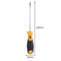 Deli Multipurpose Screwdriver Electrician PP Handle Screwdriver Repairing Opening Tool Slotted Type Screw Driver Hand Tools