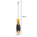 Deli Multipurpose Screwdriver Electrician PP Handle Screwdriver Repairing Opening Tool Slotted Type Screw Driver Hand Tools
