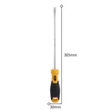 Deli Multipurpose Screwdriver Electrician PP Handle Screwdriver Repairing Opening Tool Slotted Type Screw Driver Hand Tools
