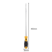 Deli Multipurpose Screwdriver Electrician PP Handle Screwdriver Repairing Opening Tool Slotted Type Screw Driver Hand Tools