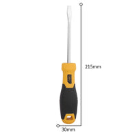 Deli Multipurpose Screwdriver Electrician PP Handle Screwdriver Repairing Opening Tool Slotted Type Screw Driver Hand Tools
