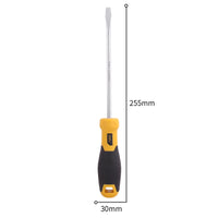 Deli Multipurpose Screwdriver Electrician PP Handle Screwdriver Repairing Opening Tool Slotted Type Screw Driver Hand Tools