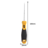 Deli Multipurpose Screwdriver Electrician PP Handle Screwdriver Repairing Opening Tool Slotted Type Screw Driver Hand Tools