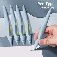 Deli Non-Slip Metal Scalpel Knife Tools Handle Engraving Craft knives ceramic tip Safety Cutter Paper Knife Accessories