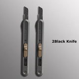 Deli Nusign Aluminum Alloy Utility Knife Small Portable Disassemble Metal Blade Paper Box Cutter Self-Locking нож Art Stationery