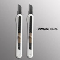 Deli Nusign Aluminum Alloy Utility Knife Small Portable Disassemble Metal Blade Paper Box Cutter Self-Locking нож Art Stationery