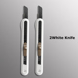 Deli Nusign Aluminum Alloy Utility Knife Small Portable Disassemble Metal Blade Paper Box Cutter Self-Locking нож Art Stationery