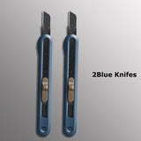 Deli Nusign Aluminum Alloy Utility Knife Small Portable Disassemble Metal Blade Paper Box Cutter Self-Locking нож Art Stationery