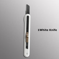Deli Nusign Aluminum Alloy Utility Knife Small Portable Disassemble Metal Blade Paper Box Cutter Self-Locking нож Art Stationery
