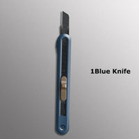 Deli Nusign Aluminum Alloy Utility Knife Small Portable Disassemble Metal Blade Paper Box Cutter Self-Locking нож Art Stationery