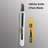 Deli Nusign Aluminum Alloy Utility Knife Small Portable Disassemble Metal Blade Paper Box Cutter Self-Locking нож Art Stationery