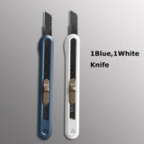 Deli Nusign Aluminum Alloy Utility Knife Small Portable Disassemble Metal Blade Paper Box Cutter Self-Locking нож Art Stationery