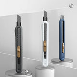 Deli Nusign Aluminum Alloy Utility Knife Small Portable Disassemble Metal Blade Paper Box Cutter Self-Locking нож Art Stationery