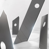 Deli Nusign Aluminum Alloy Utility Knife Small Portable Disassemble Metal Blade Paper Box Cutter Self-Locking нож Art Stationery