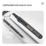 Deli Nusign Aluminum Alloy Utility Knife Small Portable Disassemble Metal Blade Paper Box Cutter Self-Locking нож Art Stationery