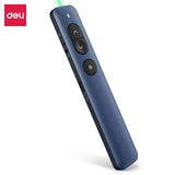 Deli Nusign Bluetooth NS100 Green PPT Laser Pointer Powerpoint Laser Flip Pen Remote Li- battery Surport TTP/Prezi/Keynote