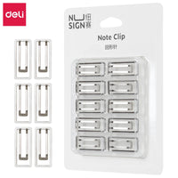 Deli Nusign Effective Office Supplies Clip Bookmark Metal Office Accessories paper Clips Patchwork Clip