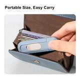 Deli Nusign Mini Utility Knife Portable Box Cutter Auto Retract Paper Cardboard Package Opener Knife Cutting Pocket Size