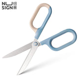 Deli Nusign NS055 NS056 180mm 155mm Student double color scissors Desk Stationary scissors office school Europe style Fashion