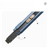 Deli Nusign Utility Knife High Carbon Big Size Paper Box Cutter With Blades 18MM ,Auto-Lock Design Art Supplies Sharp Cutting