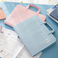 Deli Organ Bag Folder A4 13 Layer Expanding File Folder With Sticky Labels for Students Organ Pack Document Storage File Bag